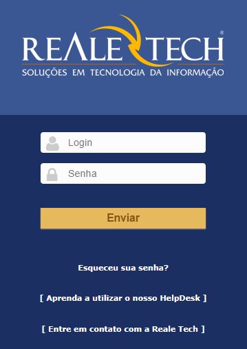 tela de login